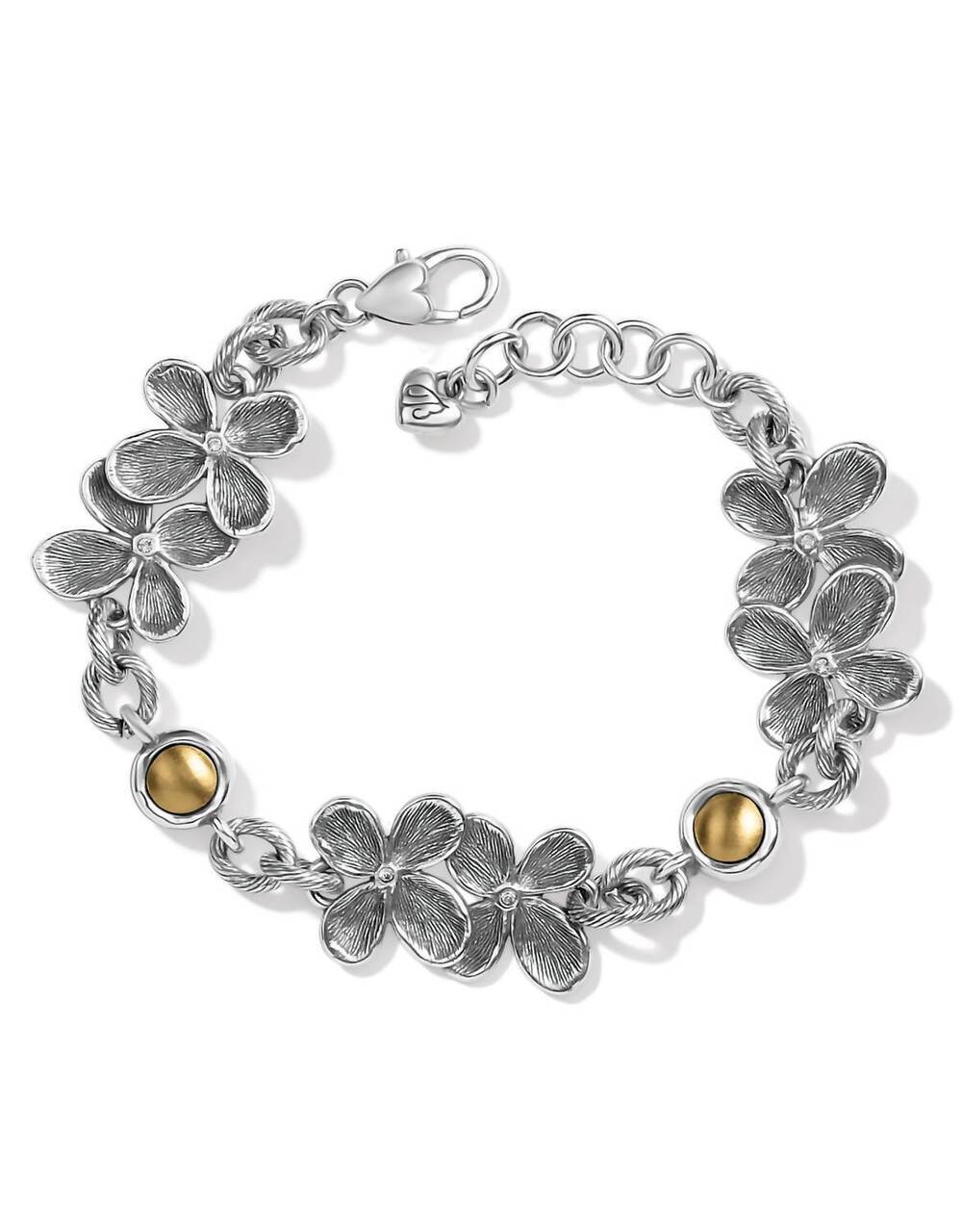 NEW BRIGHTON women's everbloom bracelet in silver / gold